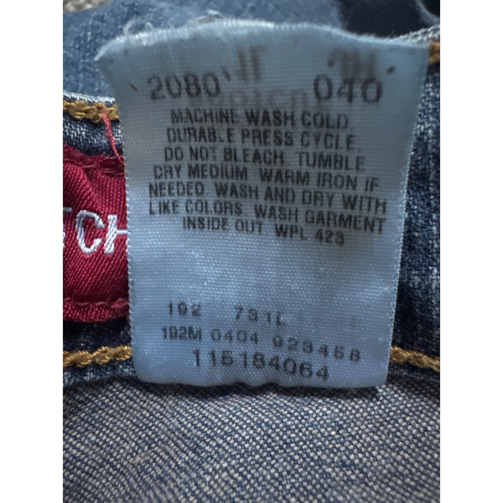 Levis 518 Superlow Bootcut Jeans 1L Medium Wash Stretch Denim Low Rise Y2K - Picture 10 of 10